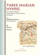 THREE MARIAN HYMNS SATB choral sheet music cover
